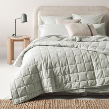 Chambray Linen & Cotton Coverlet