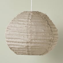 Cloud Ball Fringed Linen Pendant Shade