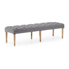 Grey Hailey Dressing Bench