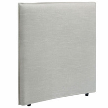 Mushroom Diablo Bedhead with Slipcover