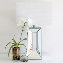 Mischa Glass Mirrored Table Lamp