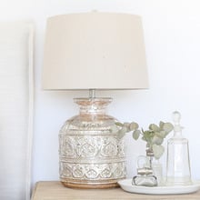 66cm Verona Glass Table Lamp