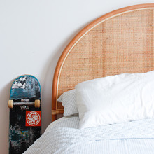 Natural Maleeka Safa Rattan Bedhead