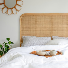 Natural Maleeka Bella Rattan Bedhead