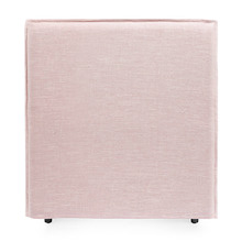 Dusty Pink Diablo Bedhead with Slipcover