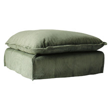 Cumulus Corduroy Slipcover Ottoman