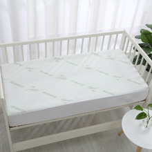 Bamboo-Blend Knitted Waterproof Cot Mattress Protector