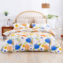 Orange Lily Cotton Quilt Cover Set