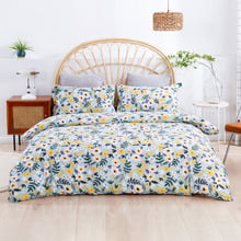 Green Alice Cotton Quilt Cover Set