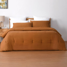 Orange Cotton Comforter Set