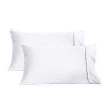 Washed Microfibre Standard Pillowcases (Set of 2)