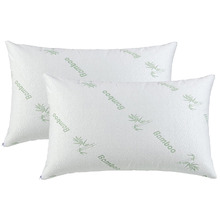 Waterproof Bamboo Pillow Protectors (Set of 2)