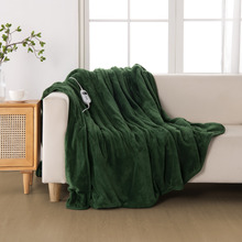 Extra Large Coral Fleece Heated Throw