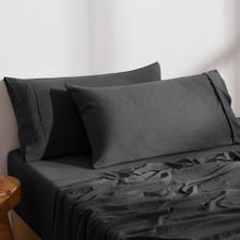 Washed Microfibre King Pillowcases (Set of 2)