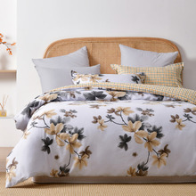 Augusta Reversible Cotton Quilt Cover Set