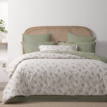 Adelle Reversible Cotton Quilt Cover Set