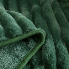 Chunky Faux Fur Heated Throw
