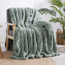Extra Large Faux Fur Heated Throw