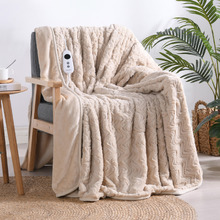 Extra Large Faux Fur Heated Throw
