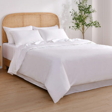 White Arosa 1500TC Cotton-Blend Quilt Cover Set
