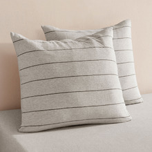 Ceres Reversible Cotton Jersey European Pillowcases (Set of 2)