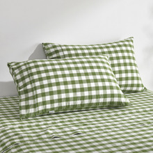 Sierra Yarn-Dyed Gingham Washed Cotton Pillowcases (Set of 2)