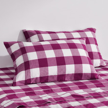 Azari Yarn-Dyed Gingham Washed Cotton Pillowcases (Set of 2)