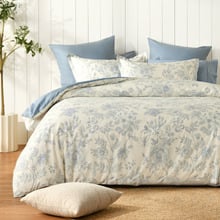 Corinth Reversible Cotton Twill Quilt Cover Set