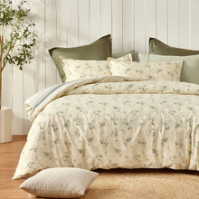 Berlin Reversible Cotton Twill Quilt Cover Set