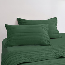 Sharon Washed Microfibre Quilted Standard Pillowcases (Set of 2)