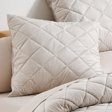 Horace French Velvet&nbsp;Quilted&nbsp;European Pillowcase