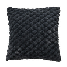 Elior Textured Faux Fur Cushion