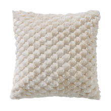 Elior Textured Faux Fur Cushion