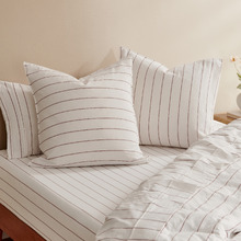 Zinnia Yarn-Dyed Washed Cotton European Pillowcases (Set of 2)