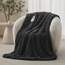 Elior Faux Fur Heated Throw