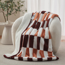Gabri Fleece & Sherpa Heated Throw