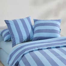 Stripe Noa Yarn-Dyed Washed Cotton European Pillowcases (Set of 2)