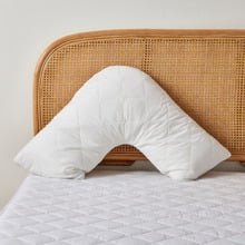 Ryker Down Alternative V-Shaped Pillow with Pillow Protector