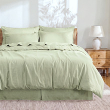 Sage Linen & Cotton Quilt Cover Set