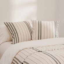 Zabrie Yarn-Dyed Cotton Jacquard European Pillowcases (Set of 2)