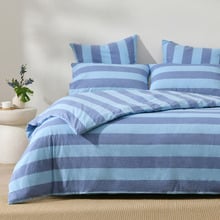 Stripe Noa Yarn-Dyed Washed Cotton European Pillowcases (Set of 2)