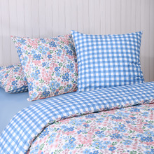 Vanya Cotton Percale Reversible European Pillowcases (Set of 2)