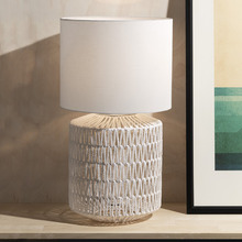 Sully Woven Rope Table Lamp