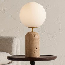 Larkin Travertine Table Lamp