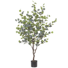 Potted Faux Eucalyptus Tree