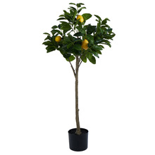 120cm Potted Faux Lemon Tree