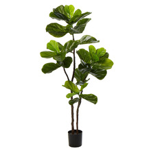 120cm Potted Faux Fiddle Tree