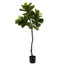 150cm Green Potted Faux Fiddle Tree