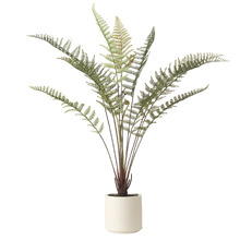 102cm Potted Faux Fern Plant