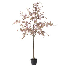 150cm Pink Potted Faux Birch Tree